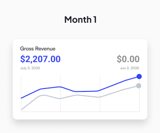 Stripe Revenue Milestones: for Vixen & Brandon Deines — image 1 of 2